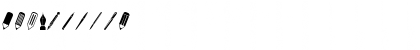 Pen Icons Regular Font