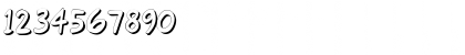 Gort's Fair Hand UprightShadow Medium Font Gort's Fair Hand UprightShadow Medium Font