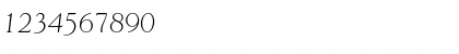 GoudyTLig Italic Font