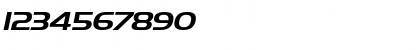 HanzelWide Italic Font HanzelWide Italic Font