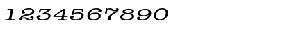 Headline Extended Italic Font