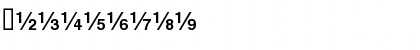 HeFractions Bold Font HeFractions Bold Font