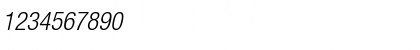 HelveticaNeue LT 47 LightCn Oblique Font