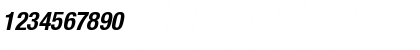 HelveticaNeueCond BoldItalic Font
