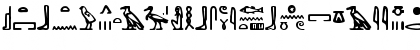 Hieroglyph Regular Font Hieroglyph Regular Font