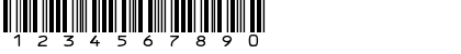 IDAutomationHC39M Regular Font