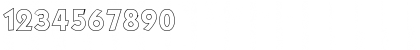 Kabel Hollow Book Font