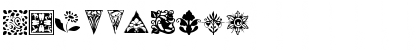 KR Fleurish Floral Regular Font KR Fleurish Floral Regular Font