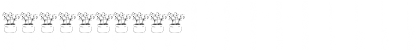 KR Three Flowers Regular Font KR Three Flowers Regular Font