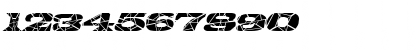 Latin-Cracked Italic Font Latin-Cracked Italic Font