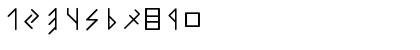 LatinLoversRunes Regular Font LatinLoversRunes Regular Font