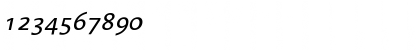 LinotypeAroma Italic Font LinotypeAroma Italic Font