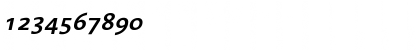 LinotypeAroma Light Semibold Italic Font LinotypeAroma Light Semibold Italic Font