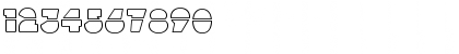 LTBlackWhiteOutLineLaser Black Font