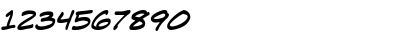 Lint McCree BB Italic Font