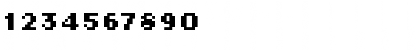 LoResNine WideBAlt Font LoResNine WideBAlt Font