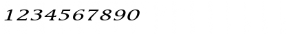 Mirror Wide Italic Font