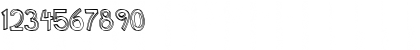 MittenHollow Hollow Font MittenHollow Hollow Font