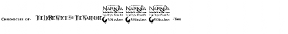 Narnia BLL Regular Font Narnia BLL Regular Font