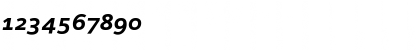 NubianBoldItalic Regular Font