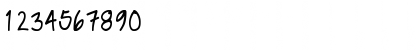 Nymph's Handwriting Regular Font