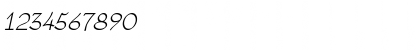 NympheItalic Regular Font