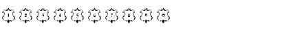 101! Badges Regular Font