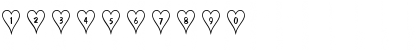101! Poker Face  HeartZ Regular Font