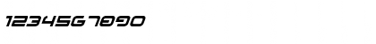 4114 Blaster Italic Italic Font