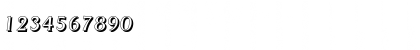 AaronBeckerShadow-Light Italic Font