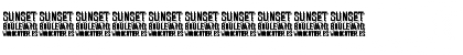 Sunset Boulevard Regular Font