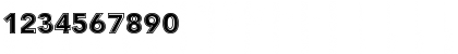 Avenir 95 Custom.Outerline Normal Font