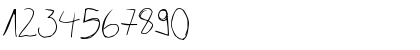 Blurry Handwritting Regular Font Blurry Handwritting Regular Font