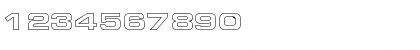 Aero Extended Hollow Regular Font Aero Extended Hollow Regular Font