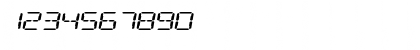 Digital Readout Expanded Regular Font Digital Readout Expanded Regular Font
