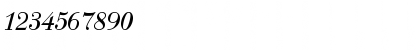 Bodoni-Normal-Italic Regular Font