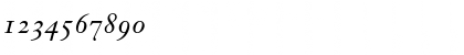 Janson OldStyle SSi Italic Oldstyle Figures Font Janson OldStyle SSi Italic Oldstyle Figures Font
