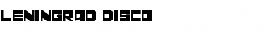 Leningrad Disco Regular Font