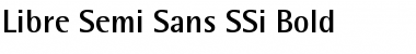 Libre Semi Sans SSi Bold Font