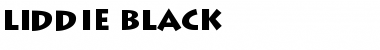 Liddie Black Regular Font
