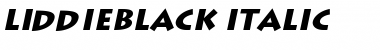 LiddieBlack Font