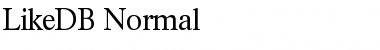 LikeDB Normal Font