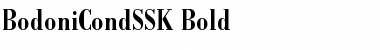 BodoniCondSSK Bold Font