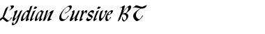 Download Lydian Csv BT Font