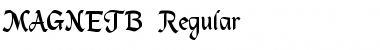 MAGNETB Font