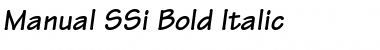 Manual SSi Bold Italic