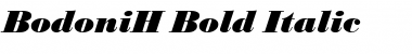 BodoniH Bold Italic