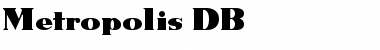 Metropolis DB Font