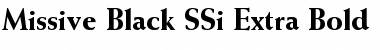 Download Missive Black SSi Font