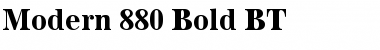 Modern880 BT Bold Font